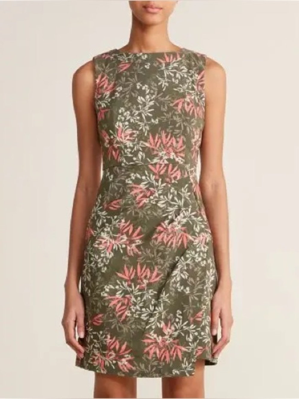 APRICOT, floral sauge dress!
